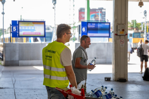 Vizosztás a Déli pályaudvaron