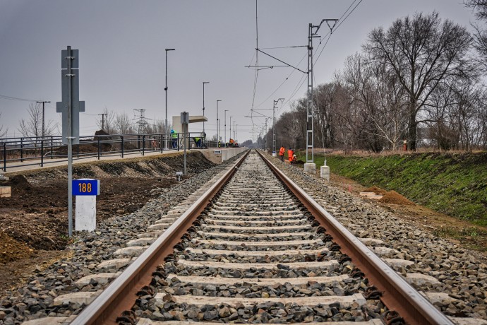 Nagyhát megálló (építés közbeni felvételek)