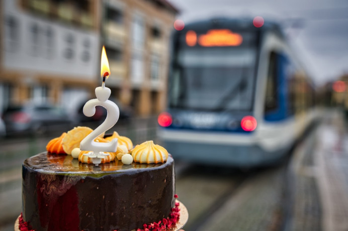 2 éves a TramTrain 