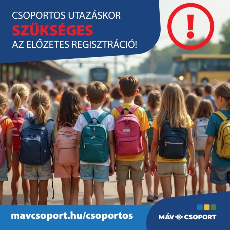 MÁV - csoportos utazás