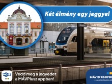 Kombinált MÁV napijegyek belépővel a Gödöllői Királyi Kastélyba
