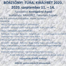 2020. szeptember 11-14. Börzsöny, Királyrét