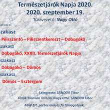 Természetjárók Napja 2020. Dobogókő; Fotók: Honvári Terézia, Nagy Ottó; SÁNDOR Tibor