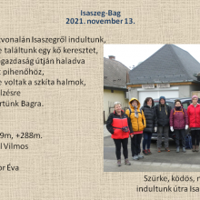 2021. november 13. Isaszeg-Bag VSC túra