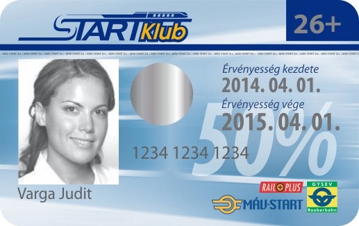 Start Klub Card Mav Csoport