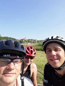 Tihany Belső-tó. MÁV VSC Kerékpáros szakosztály. 2019. június 8. Fotó: Nyerges-Bognár Csaba