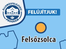Felsőzsolca vasútállomás felújítása
