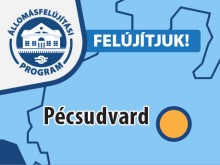 Pécsudvard megállóhely felújítása