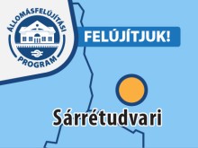 Sárrétudvari megálló felújítása