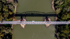 Kiskörei Tisza-híd (Fotó: MTI)