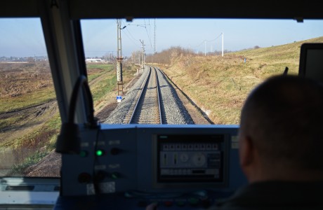 Kaposvár–Dombóvár nyílt vonal Lencse szerelvény fotó Magó Armand 20161209