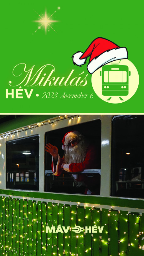 Mikulás HÉV plakát