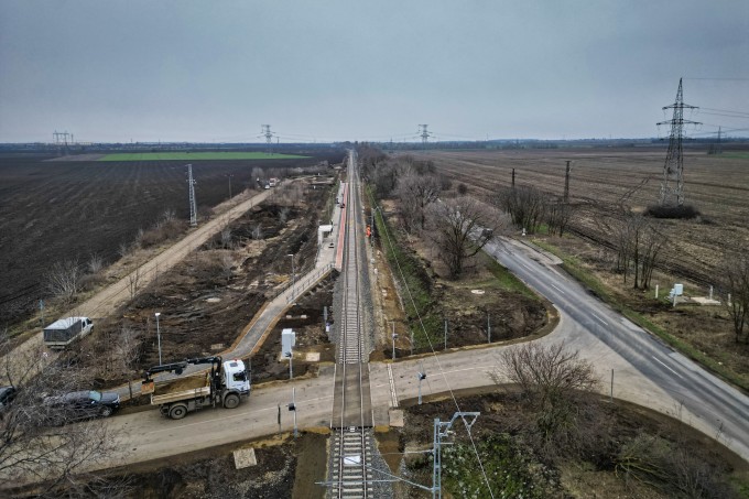 Nagyhát megálló (építés közbeni felvételek)