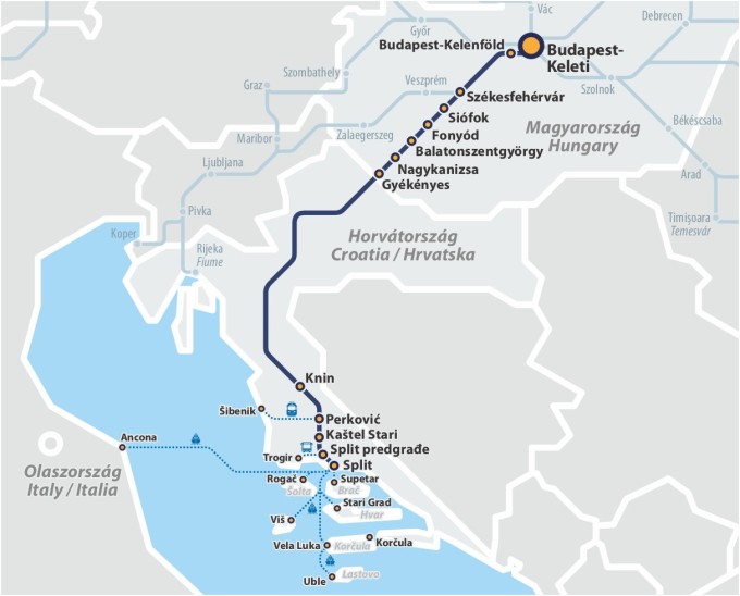 Adria IC map