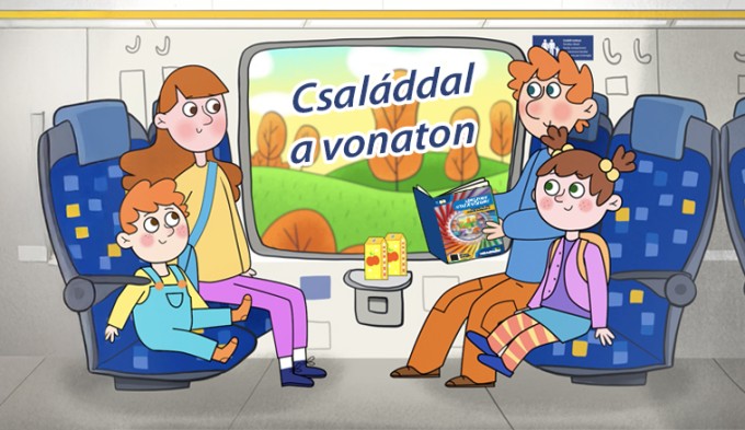 Családdal a vonaton