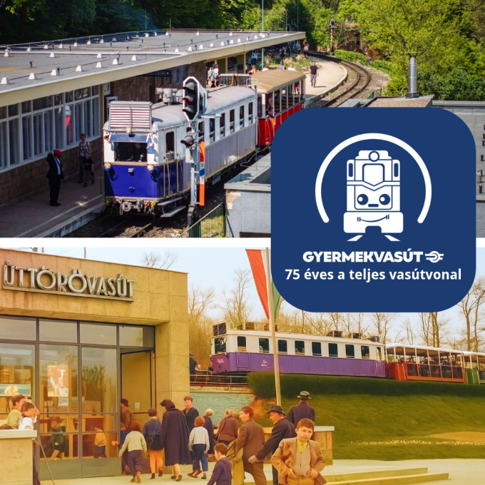 75 éves a Gyermekvasút teljes vonala