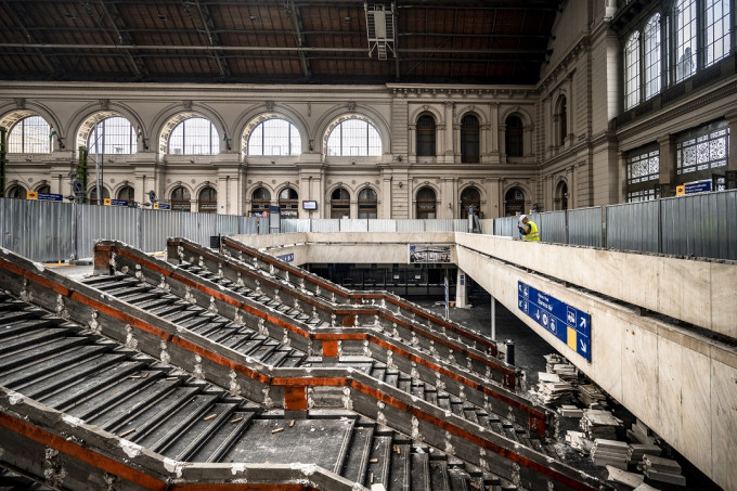 Keleti pályaudvar_utascentrum építés 1