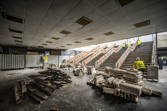 Keleti pályaudvar_utascentrum építés 2