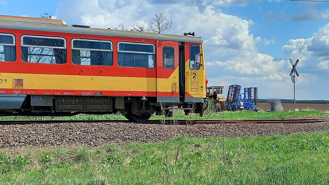 Traktorral ütközés Nagyszénásnál