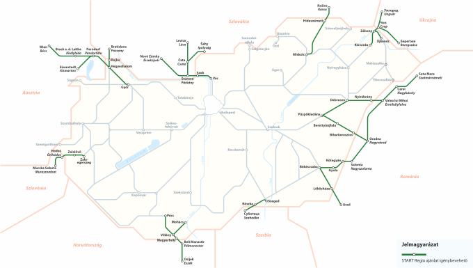 START Regio térkép START Regio térkép