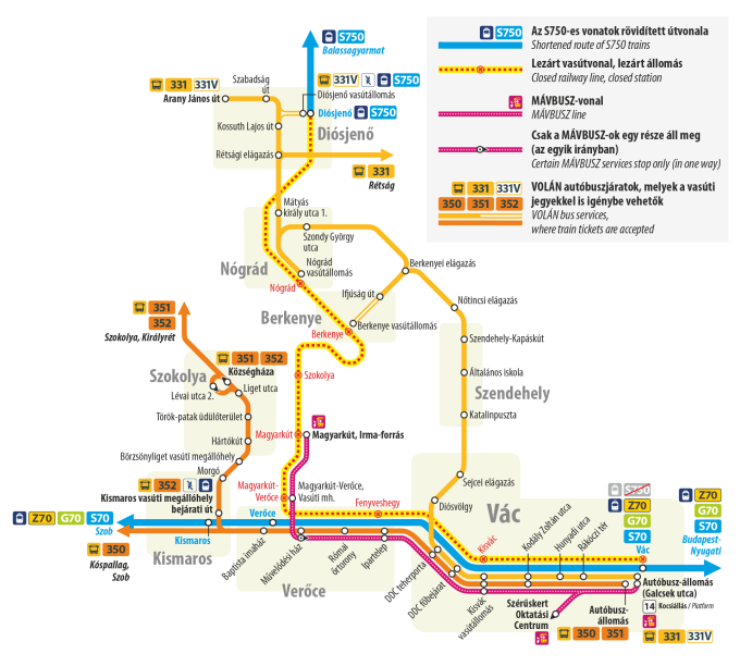 Térképes információk (érvényes 06.01-06.19.) Térképes információk (érvényes 06.01-06.19.)