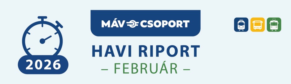 2026. februári menetrendszerűség fejléc