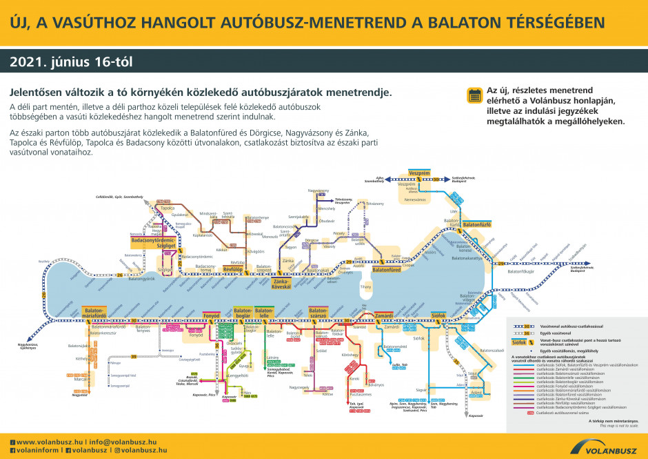 Csatlakozó buszjáratok