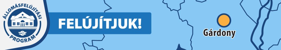 Gárdony vasútállomás felújítása