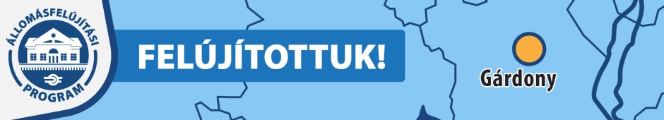 Gárdony állomás felújítása