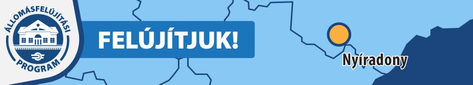 Nyíradony vasútállomás felújítása