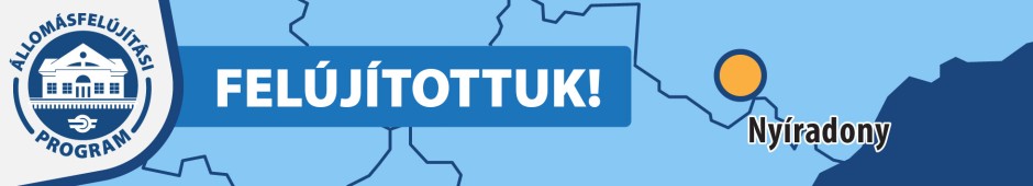 Nyíradony állomás felújítása