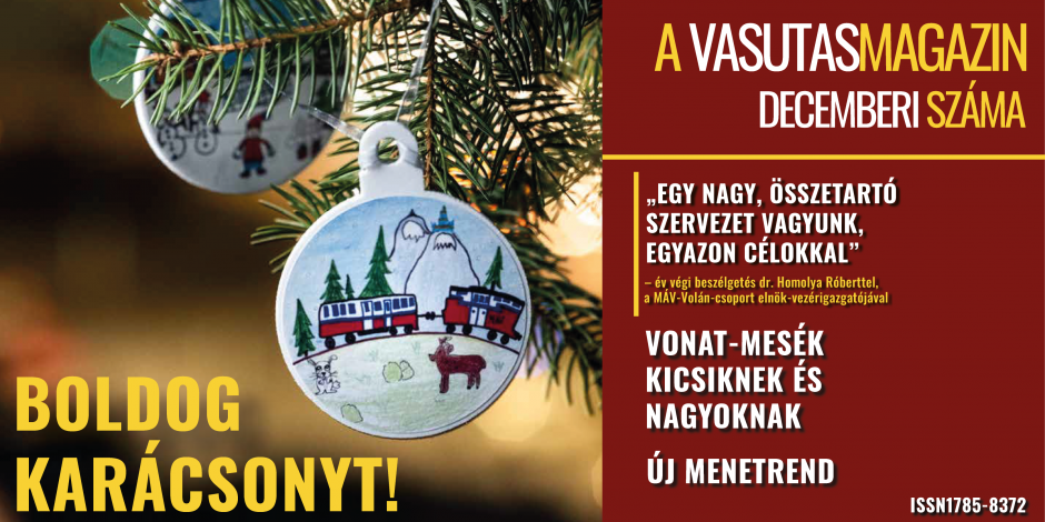 Vasutas Magazin decemberi száma