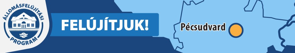 Pécsudvard megállóhely felújítása