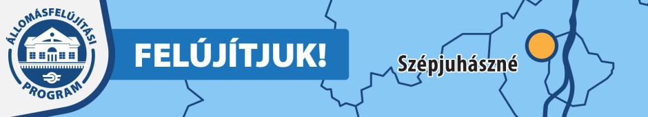 Gyermekvasút - Szépjuhászné állomás felújítása