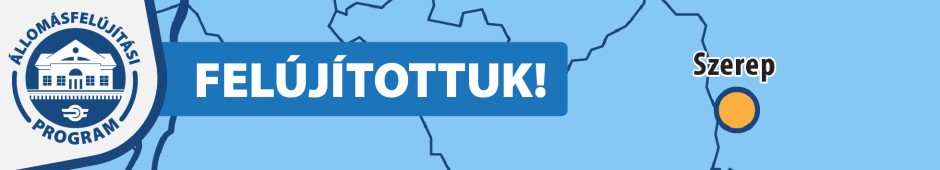 Szerep vasútállomás felújítása