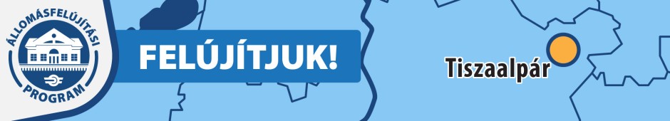 Tiszaalpár megálló felújítása