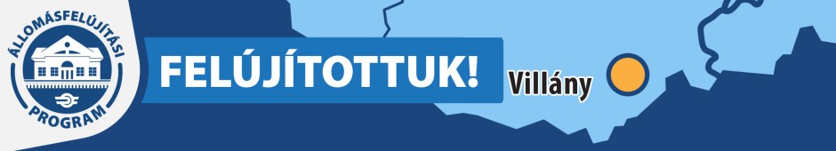 Villány állomás felújítása