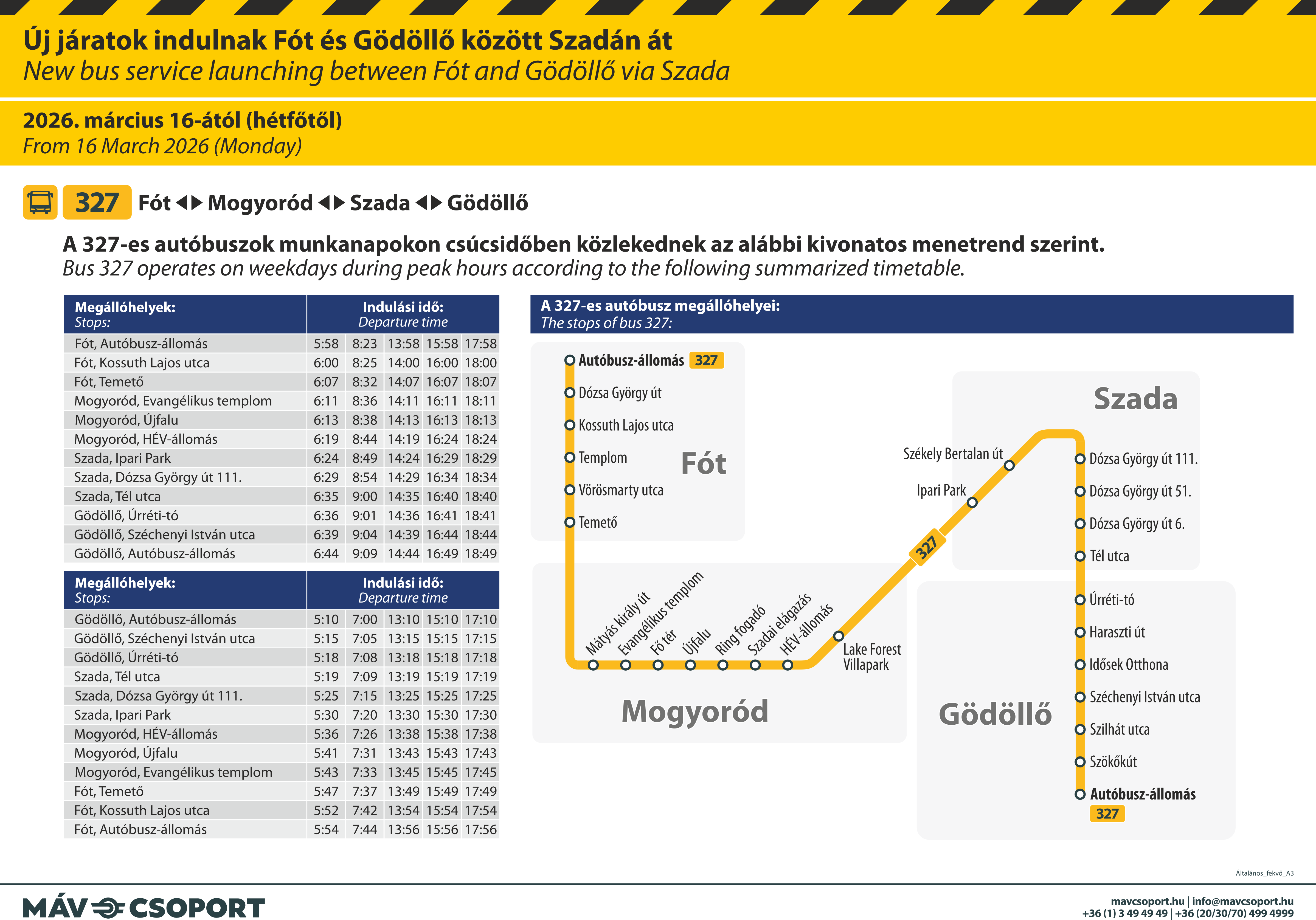 Új autóbuszjáratok március 16-ától