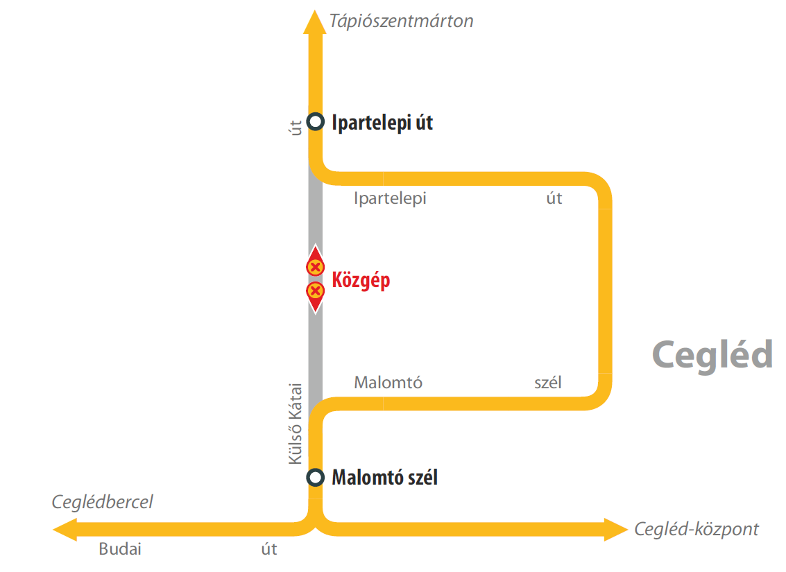 Ideiglenes forgalmi változás Cegléden október 18-ától