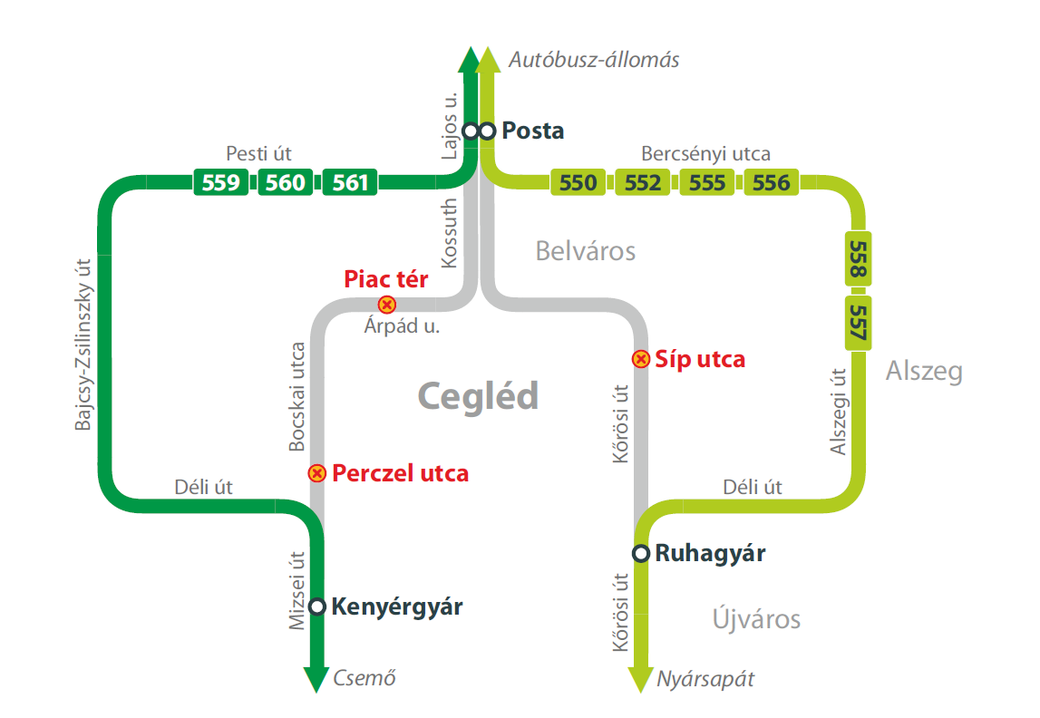 Ideiglenes forgalmi változás Cegléden április 29-étől