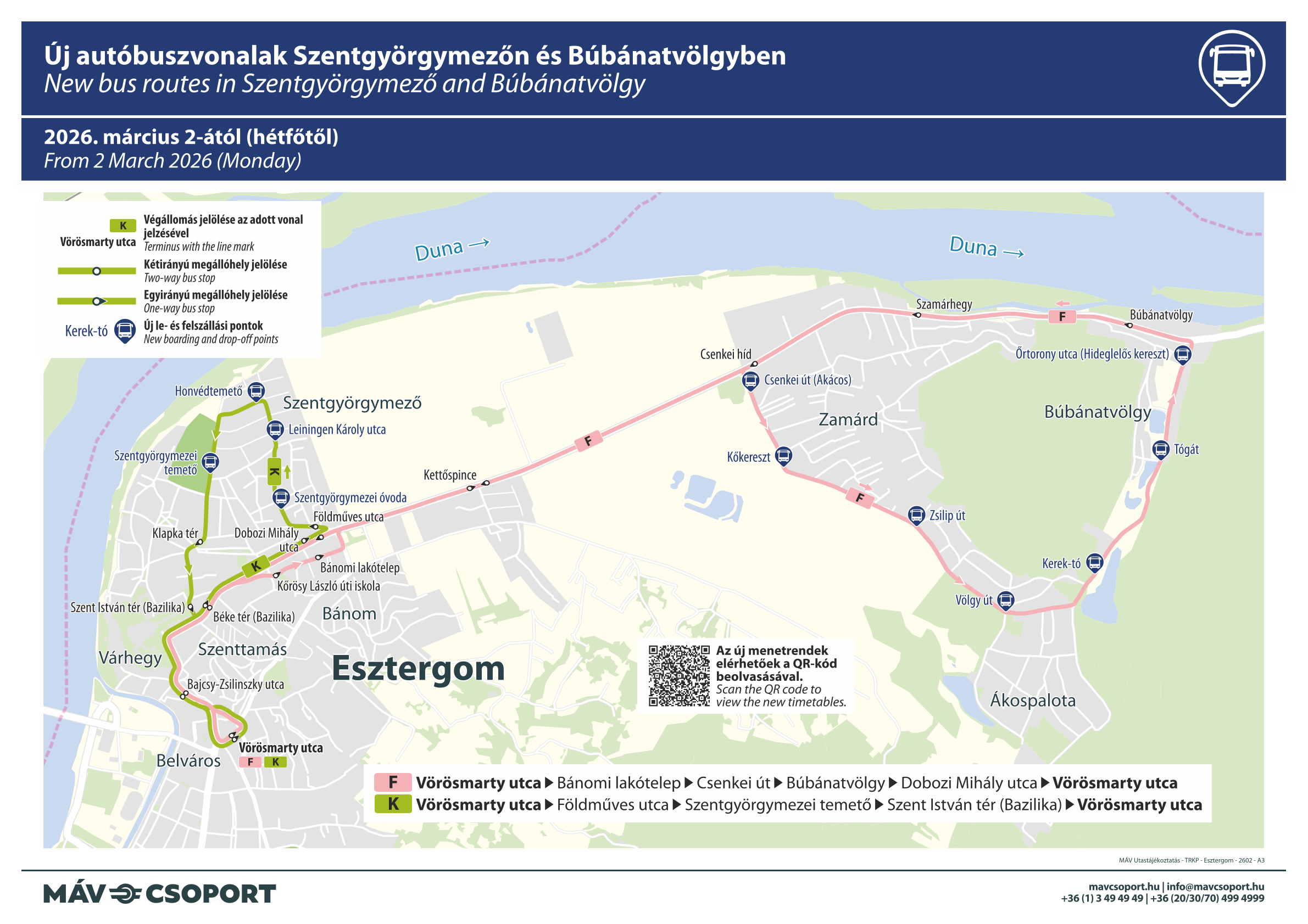 Esztergom midibuszos járatainak térképe. Esztergom midibuszos járatainak térképe.