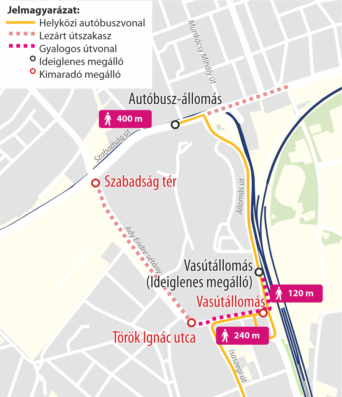 szeptember 20-án ideiglenes forgalmi változás Gödöllőn