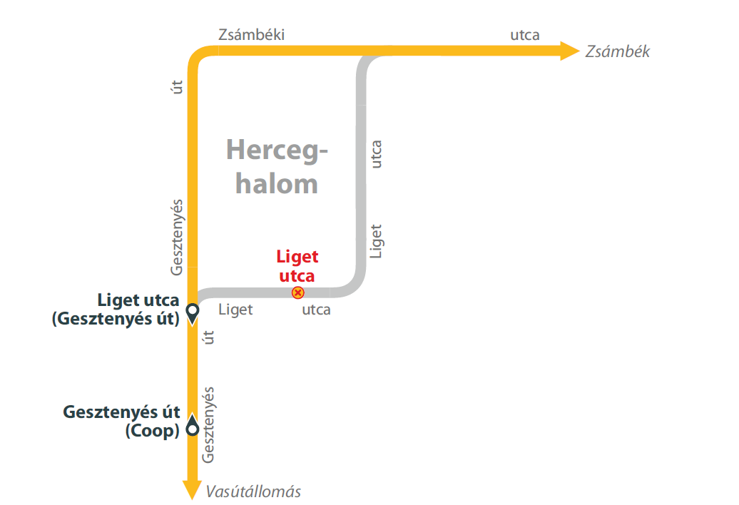 Ideiglenes forgalmi változás Herceghalmon november 27-étől Ideiglenes forgalmi változás Herceghalmon november 27-étől