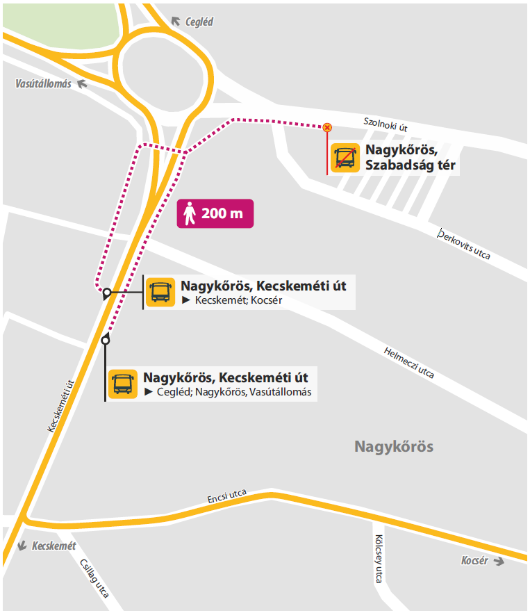 Ideiglenes forgalmi változás Nagykőrösön április 18-án