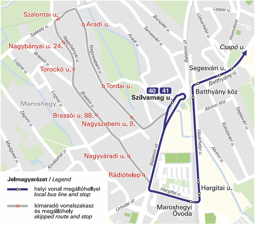 Forgalmi változás Székesfehérváron szeptember 25-étől