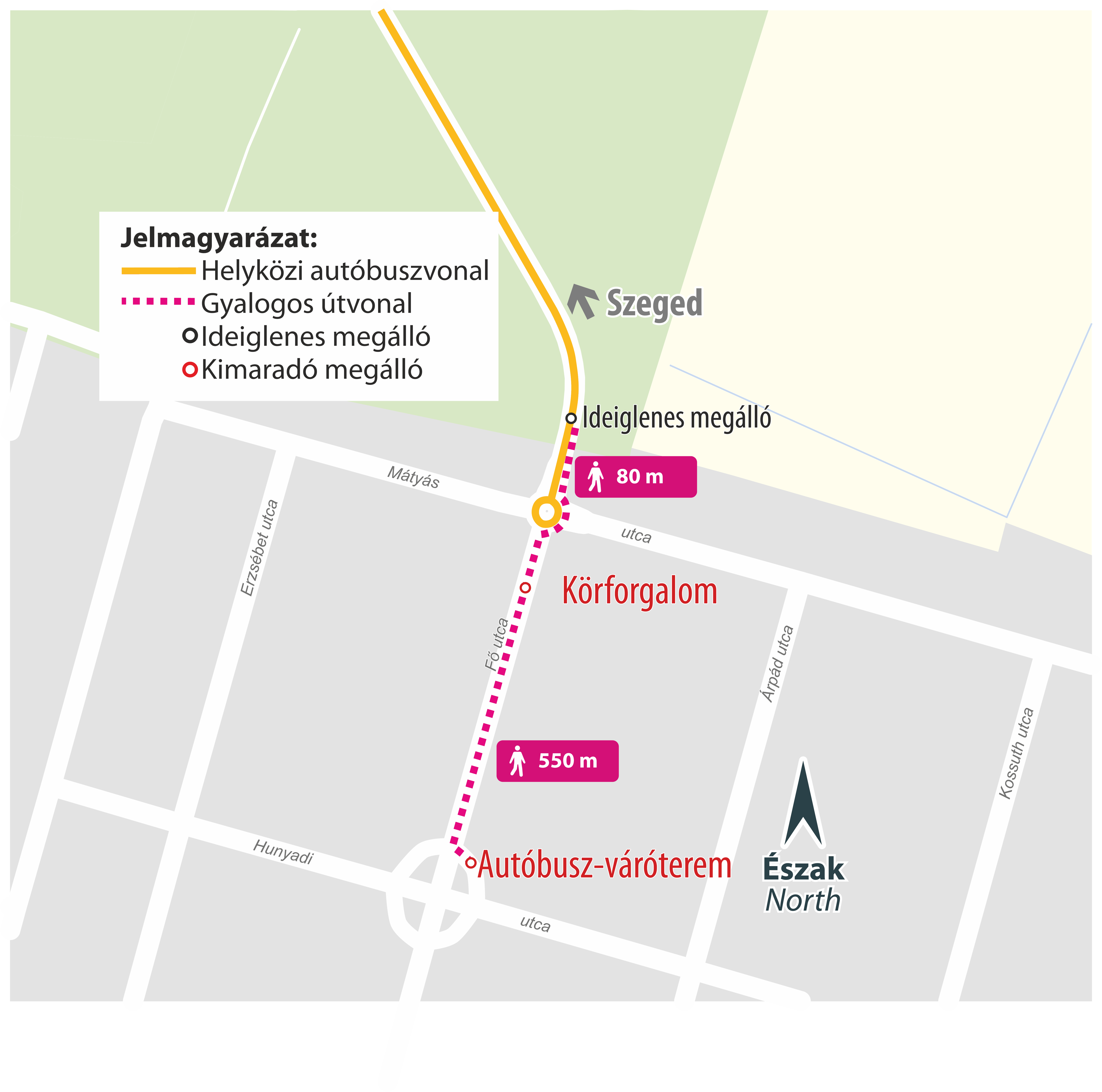 Kübekháza, Petőfi tér lezárása 2025. szeptember 6-án